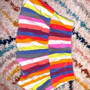 Tea Collection Red and Pink Skort Vibrant Stripes